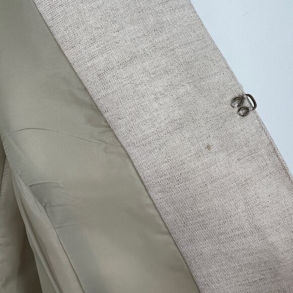 Coldwater Creek LINEN BLEND Womens Plus Size 16 Blazer Jacket Blouse Shirt Top - Picture 8 of 11